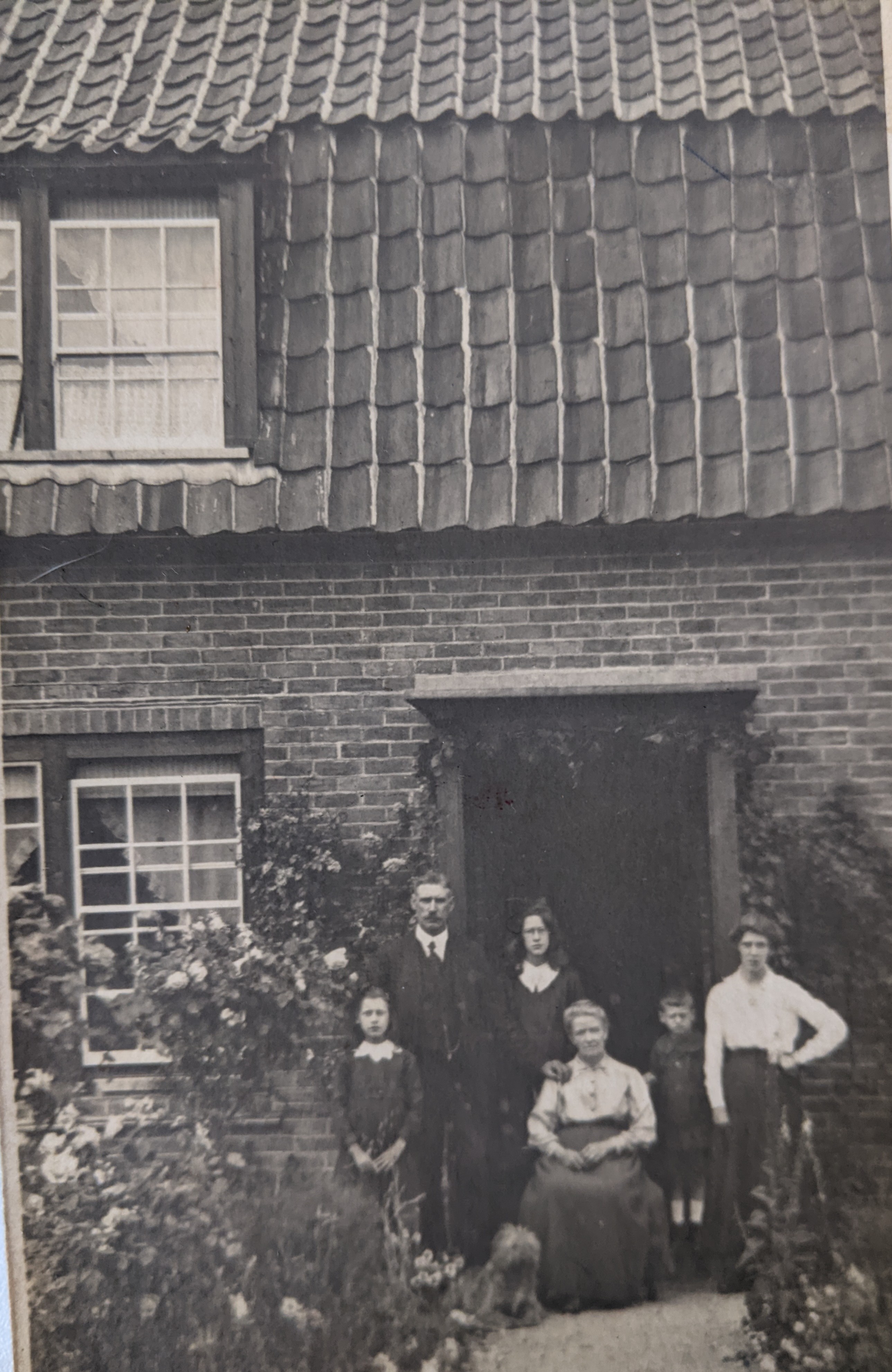 The Langford Family at 2 Propsect Cottages 1917